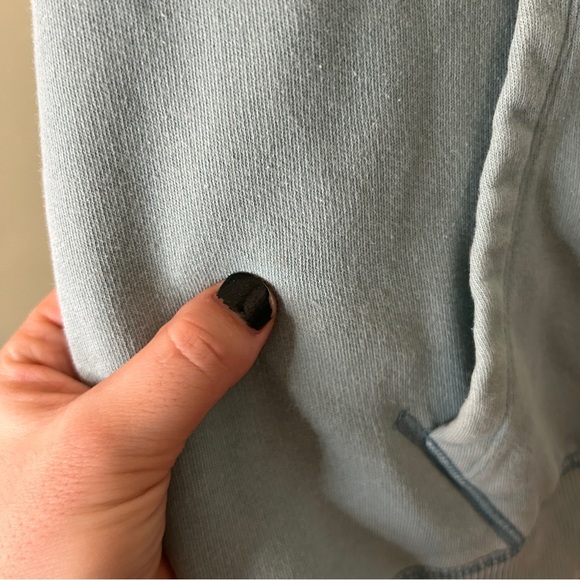 Victoria Secret Pink Blue Green Crewneck Sweatshirt Size M - Picture 4 of 7